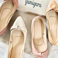 Kiara Knot Accent Pointed Doll Shoes