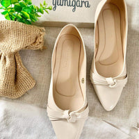 Kiara Knot Accent Pointed Doll Shoes