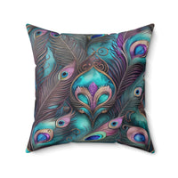 Yumigara Pillow with Peacock Feathers