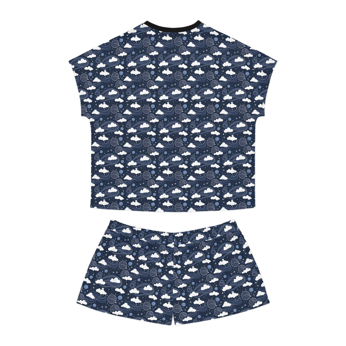 Midnight Moon and Star Women's Short Pajama Set