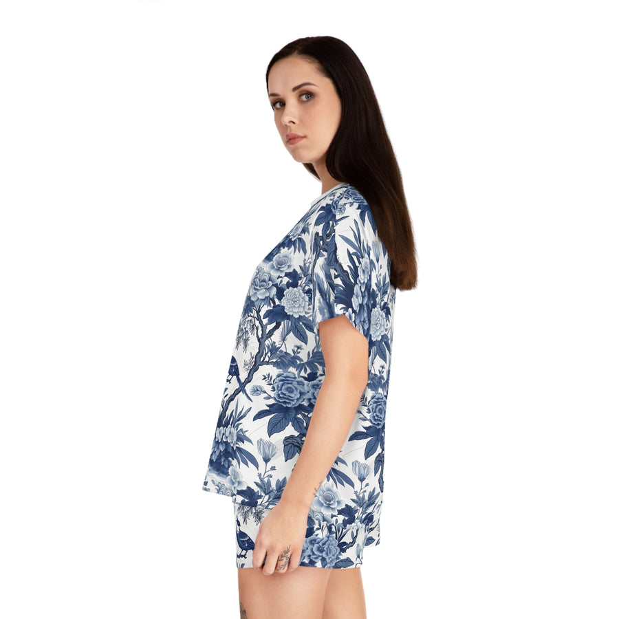 Chinoiserie Women's Short Pajama Set