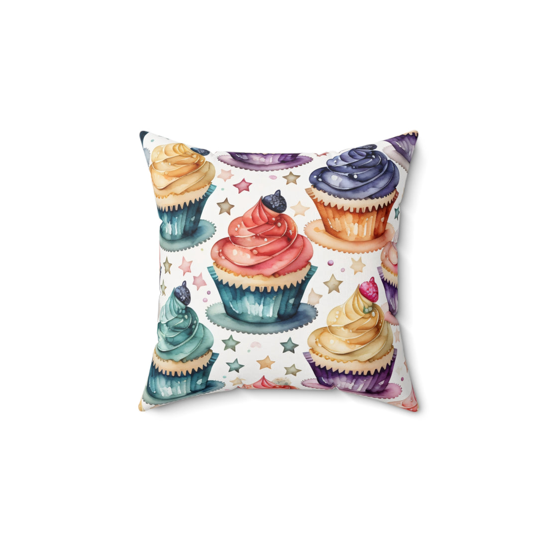 Starry Cupcake Dreams Pillows