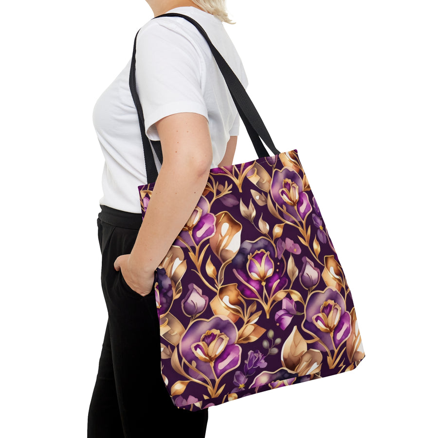 Purple Glamour Luxury Shopping Bag