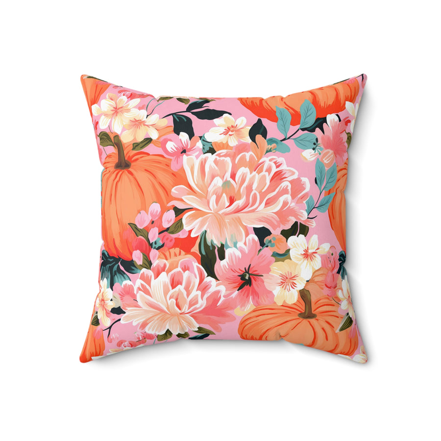 Blushing Fall Spun Polyester Square Pillow