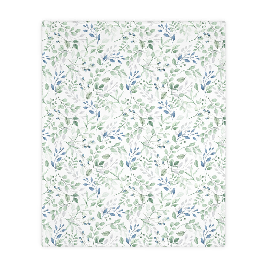 Petals of Bliss Reversible Velveteen Minky Blanket