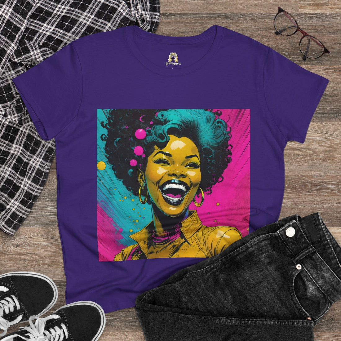 Pure Bliss Tina Women's Midweight Cotton Tee