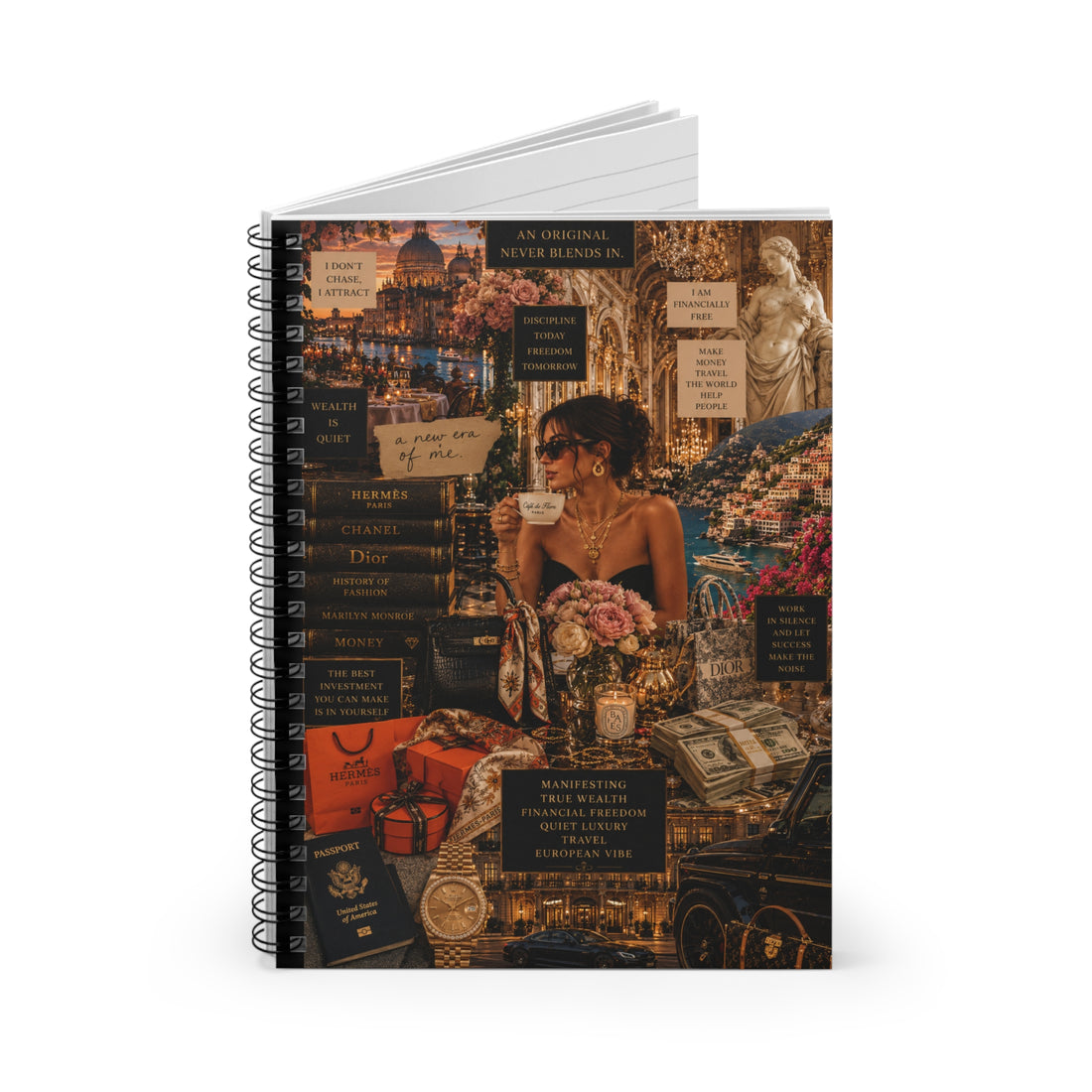 Original Never Blends In Spiral Notebook - Ruled Line