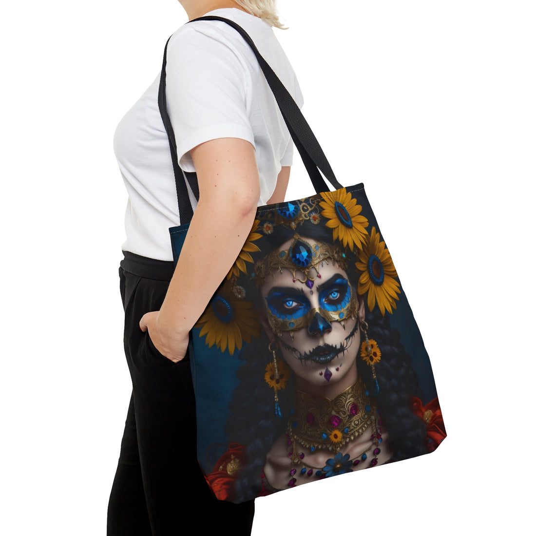 Soledad Dia De Las Muertes Halloween Adult Trick or Treat Tote Bag