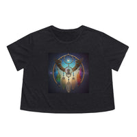 Mystical Fusion Women's Flowy Cropped Tee