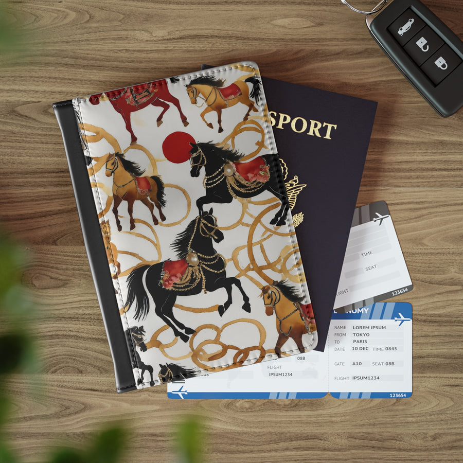 Equine Chainlink Elegance Passport Cover