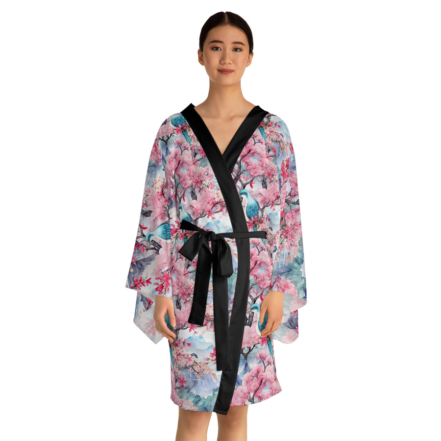 Colors of Zen Long Sleeve Kimono Robe