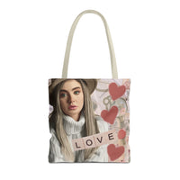 Love Tote Bag | Romantic Aesthetic Tote Bag for Women, Book Lovers, Dreamers & Everyday Elegance