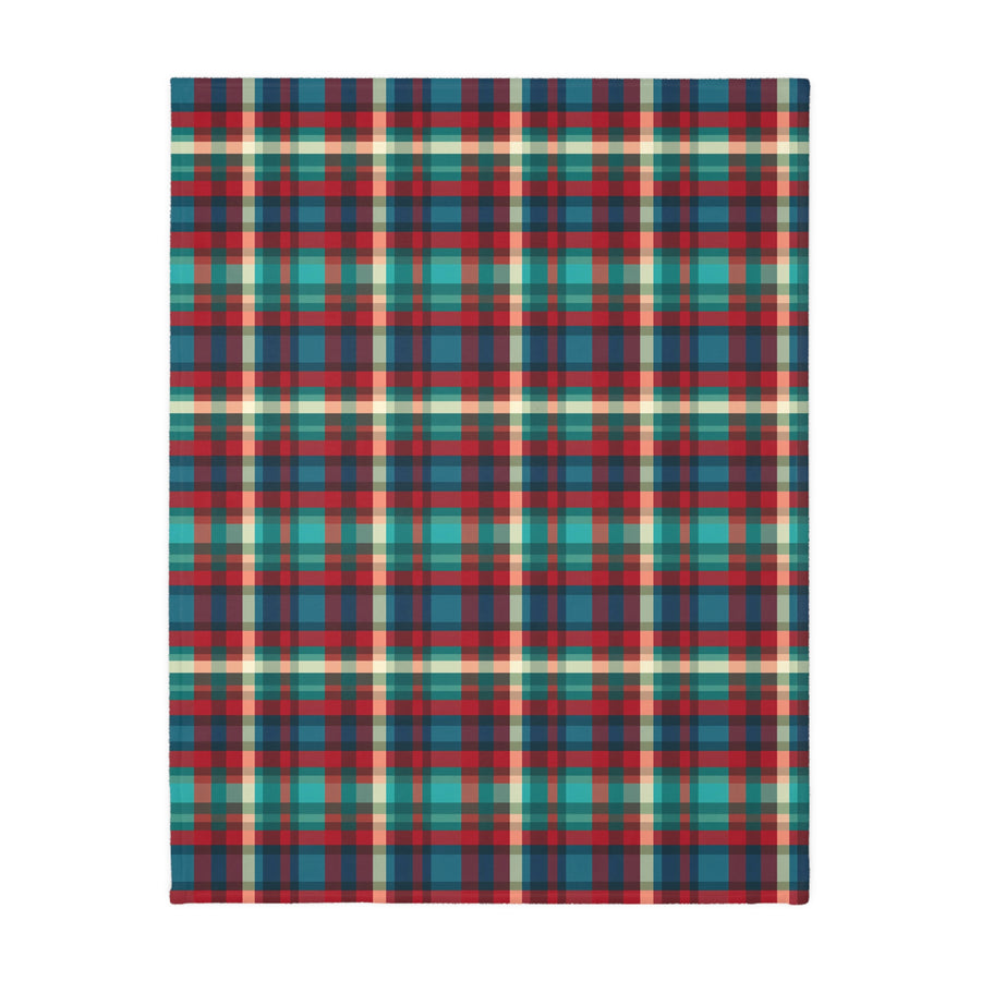 Home For The Holiday Reversible Velveteen Minky Blanket