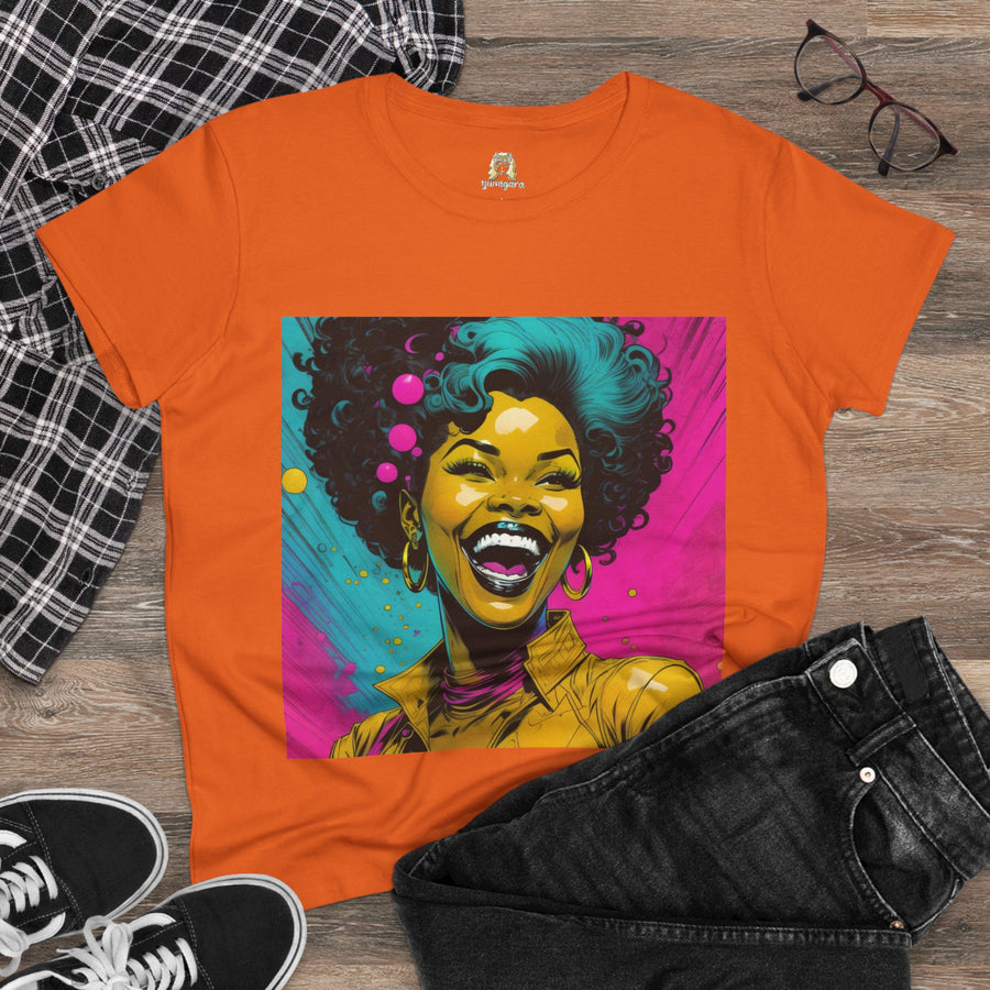 Pure Bliss Tina Women's Midweight Cotton Tee