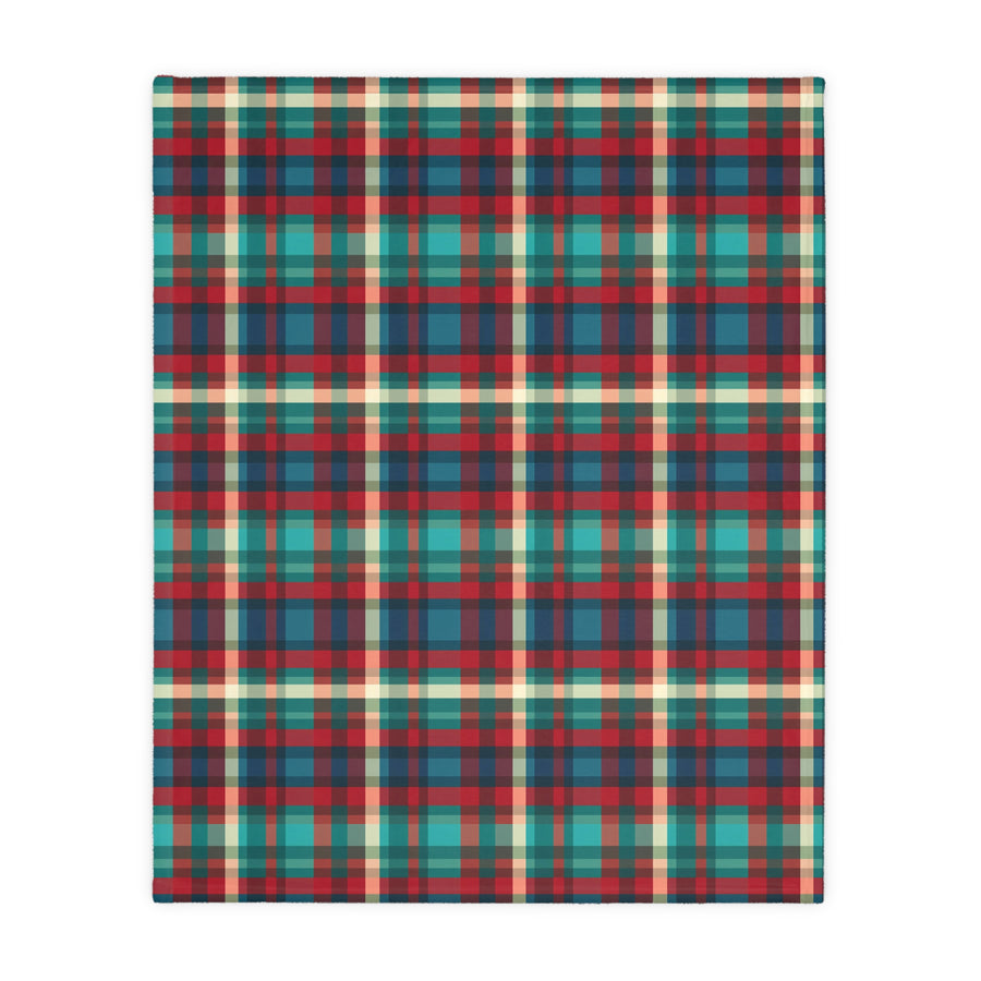 Home For The Holiday Reversible Velveteen Minky Blanket
