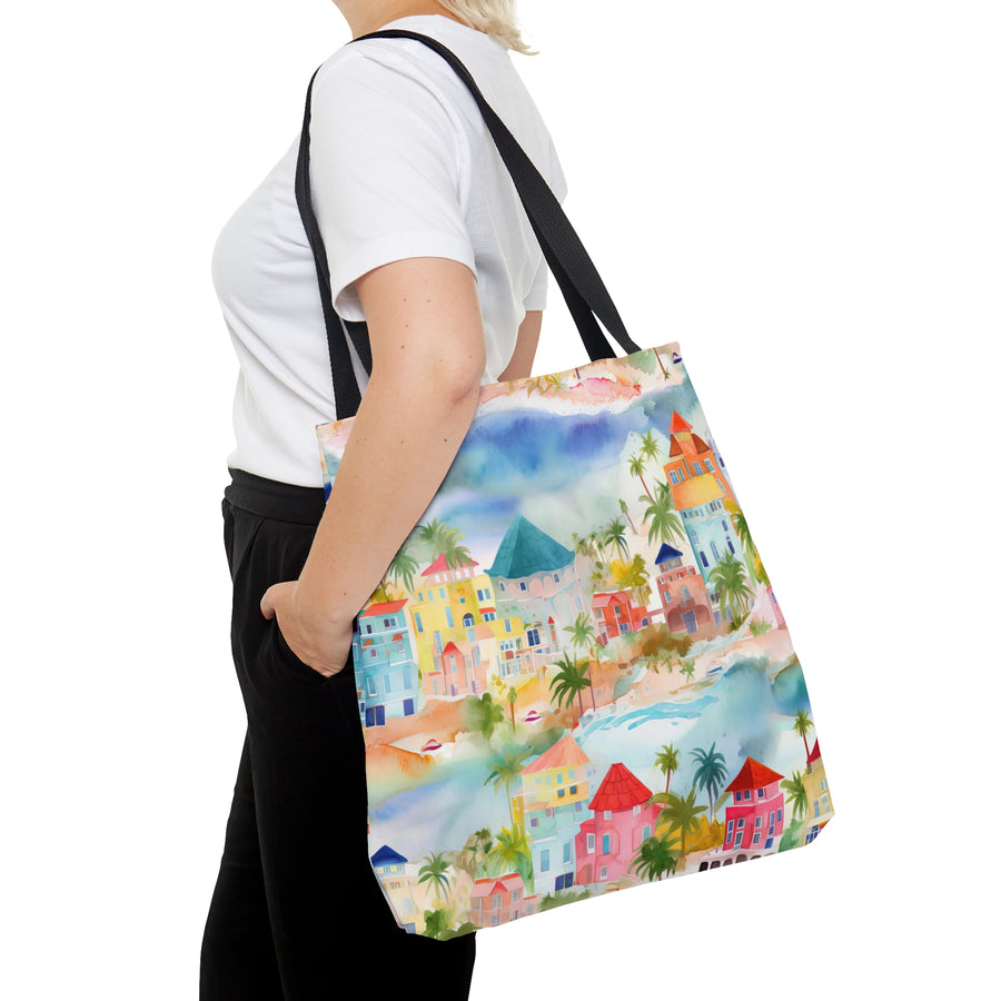 Beach Town Ligaya Tote Bag