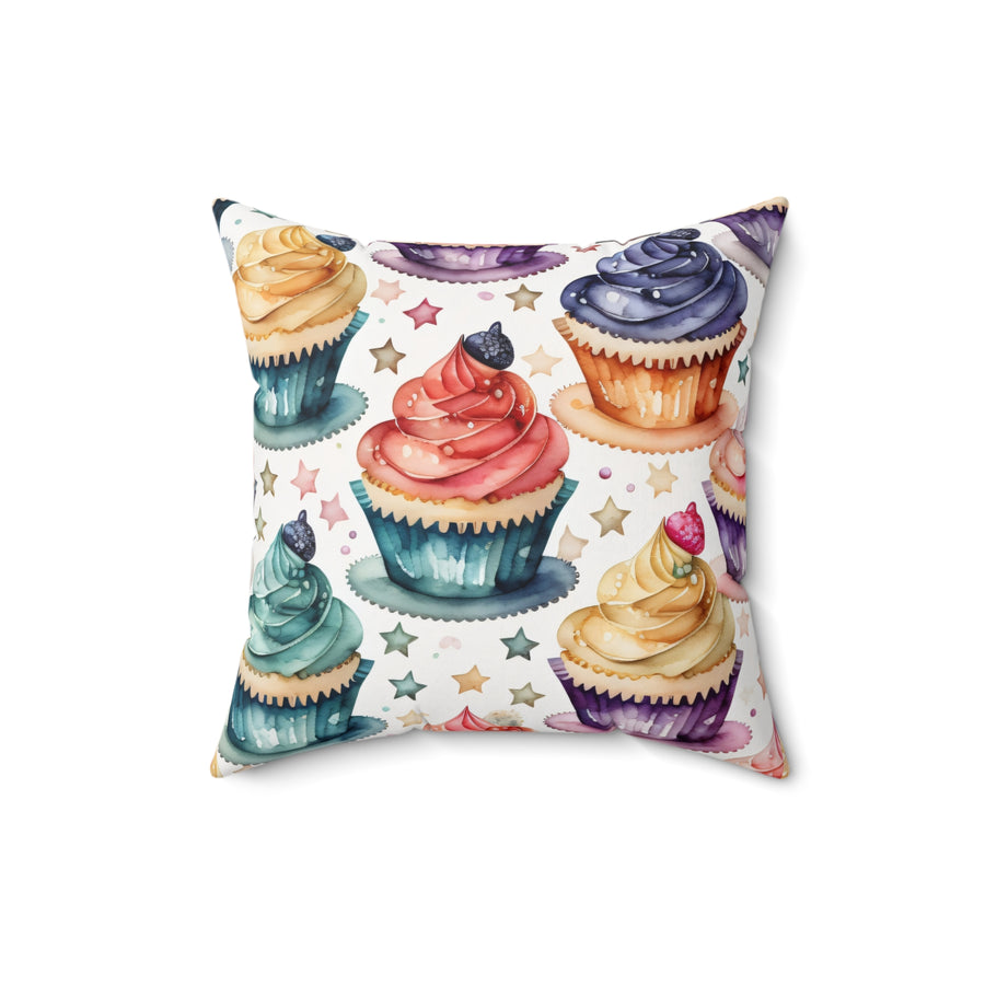 Starry Cupcake Dreams Pillows