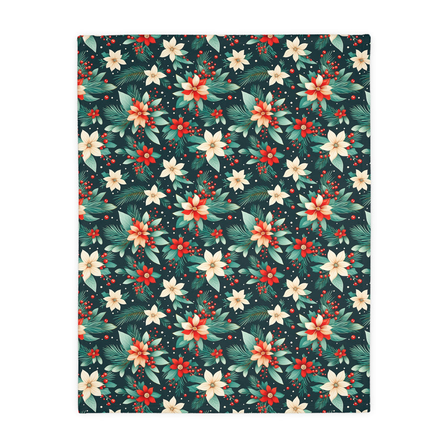 Home For The Holiday Reversible Velveteen Minky Blanket