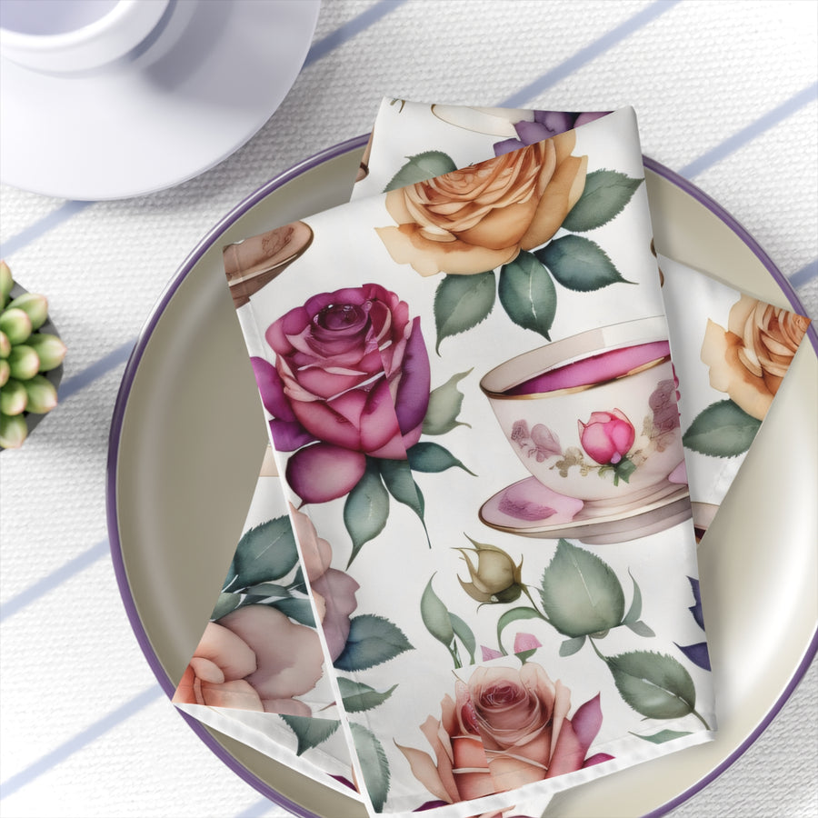 English Afternoon Break Table Napkins