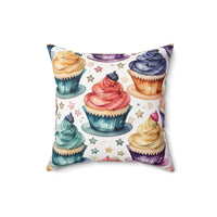 Starry Cupcake Dreams Pillows