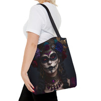 Hibiscus Dia De Las Muerte Gypsy Halloween Trick or Treat Loot Bag