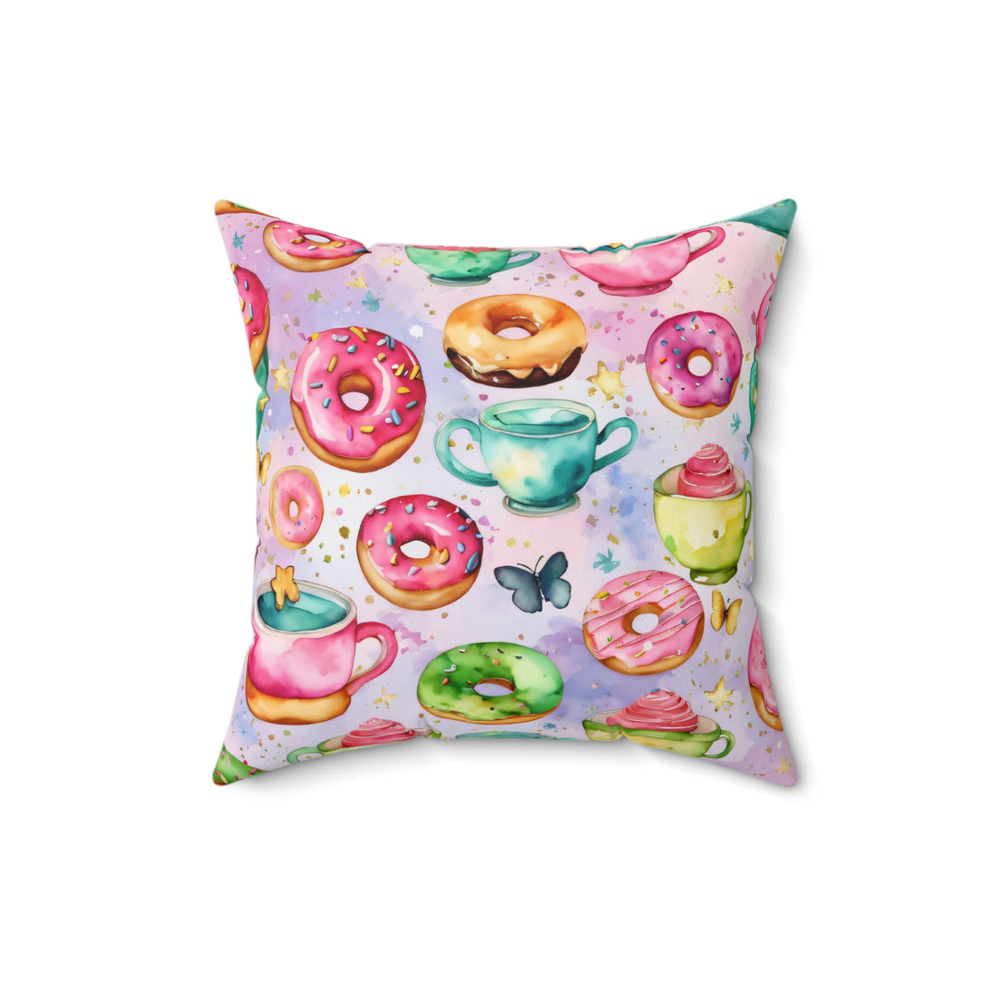 Sweets and Serenity Spun Polyester Square Pillow