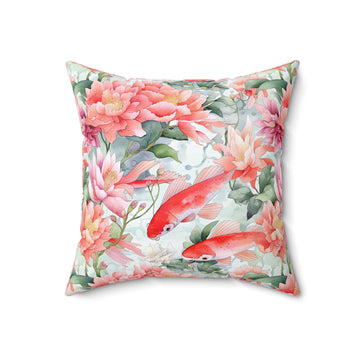 Just Keep Swimming Spun Polyester Square Pillow