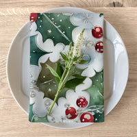 Winter Hollies Table Napkins