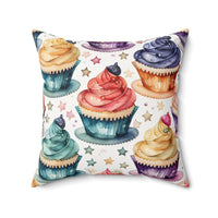 Starry Cupcake Dreams Pillows