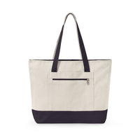 Forever Blessed Zippered Canvas Tote