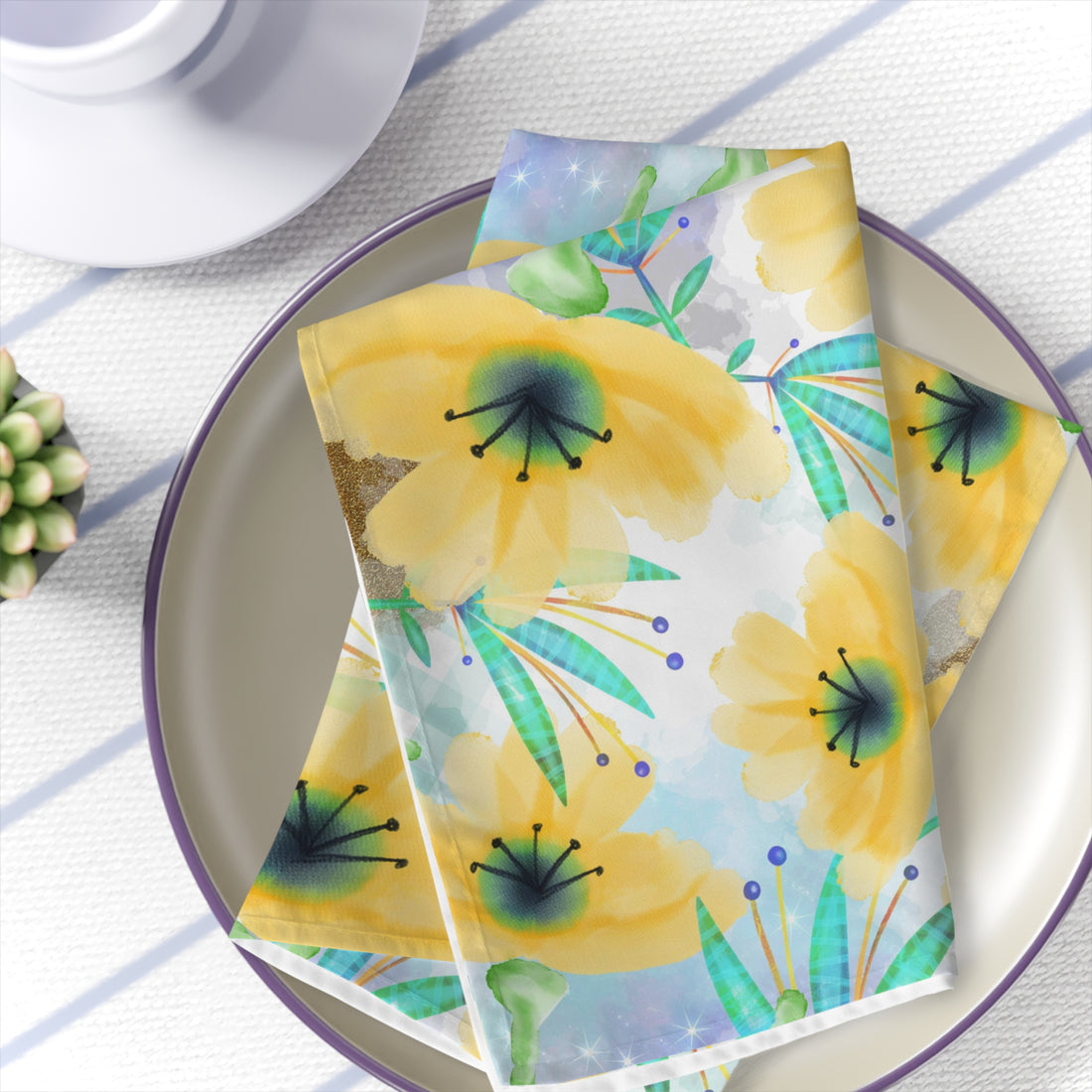 Sunny Days Fabric Table Napkins