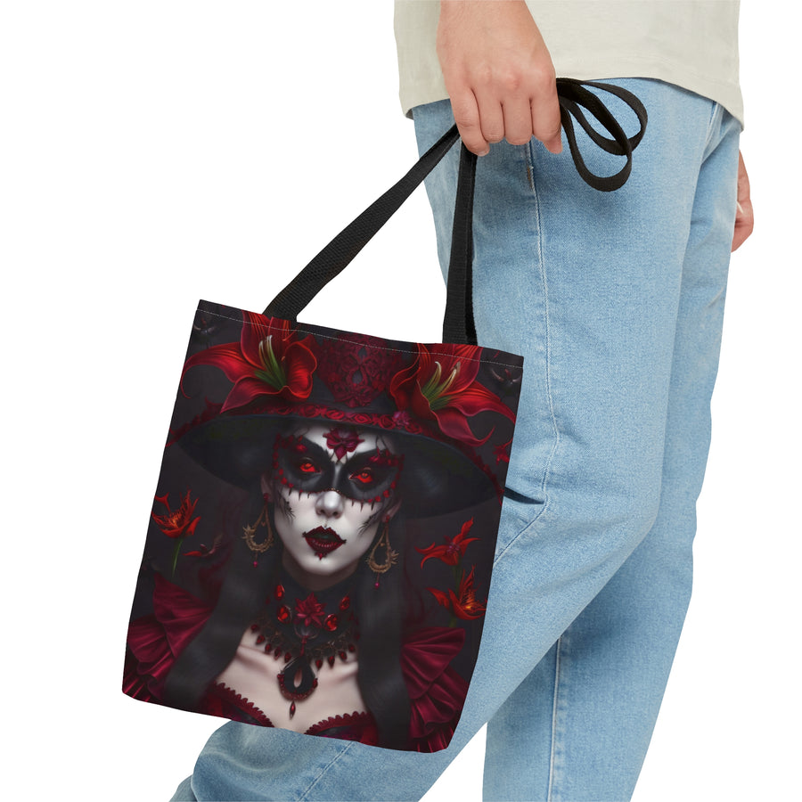 Witch Lilia Halloween Adult Trick or Treat Loot Tote Bag (AOP)