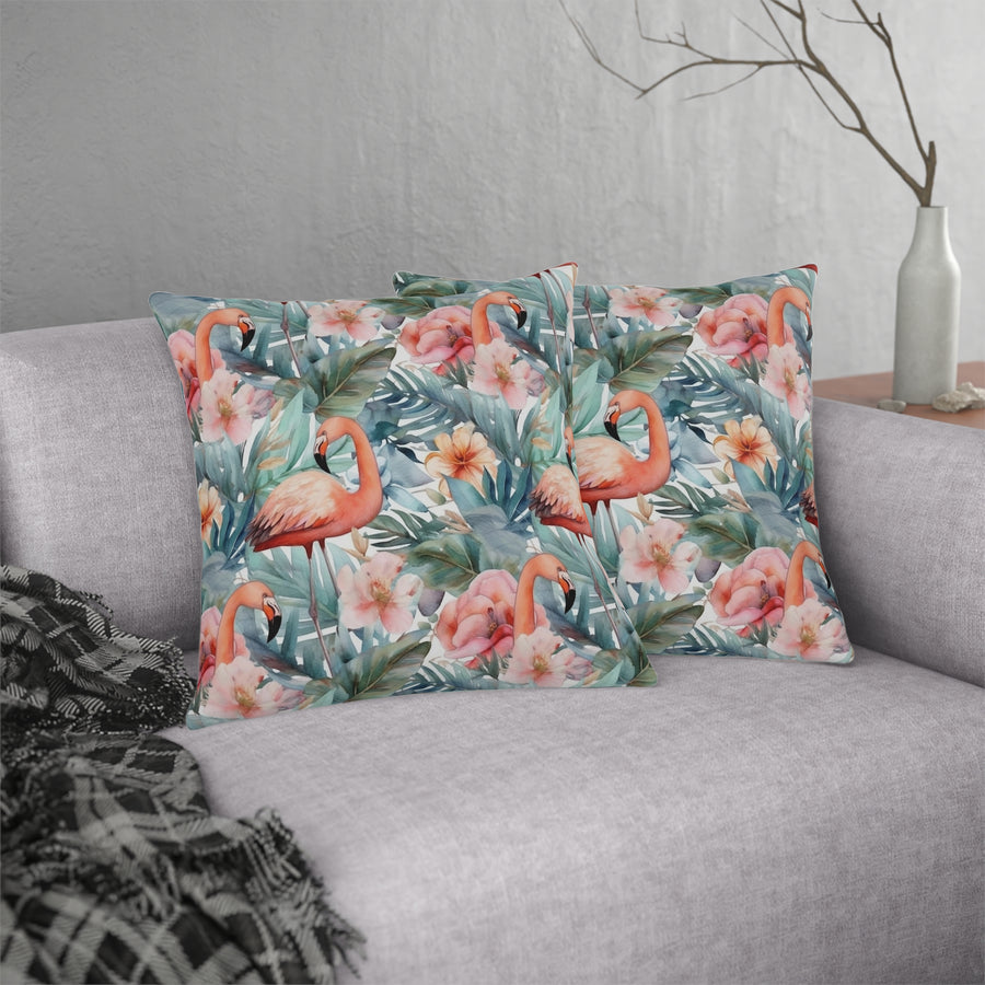 Flight of the Flamingo Waterproof Pillows