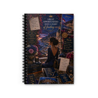 Great Opportunities Find Me (Evening) Spiral Notebook - Ruled Line