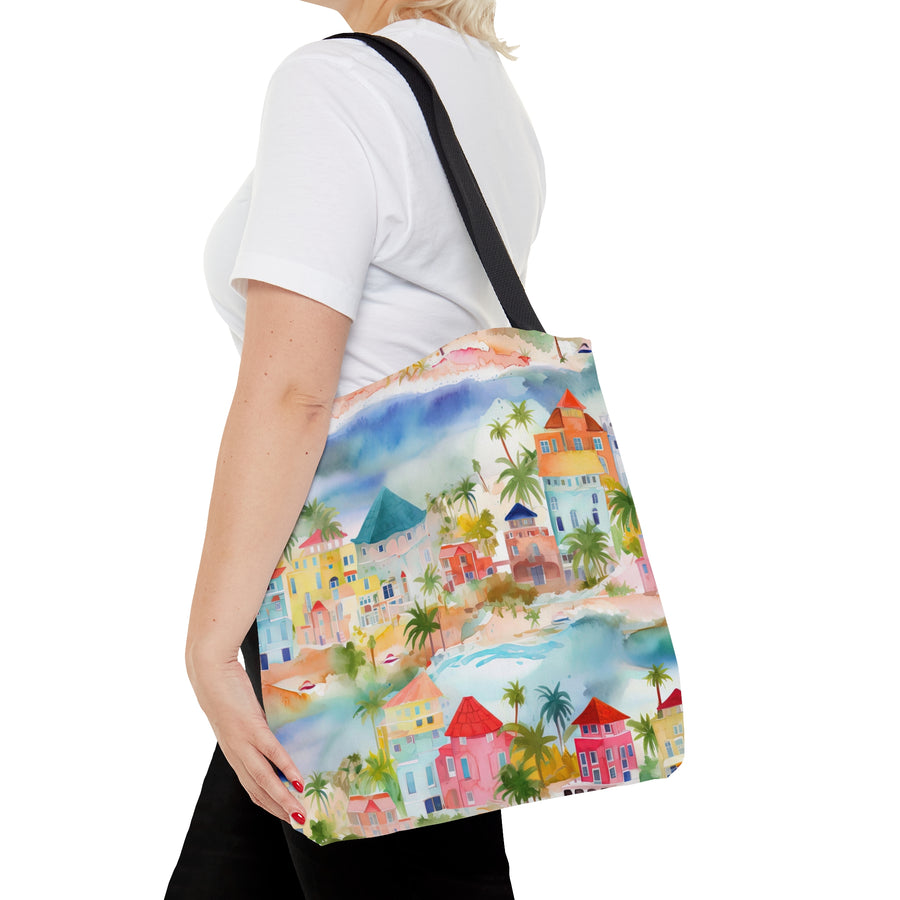 Beach Town Ligaya Tote Bag