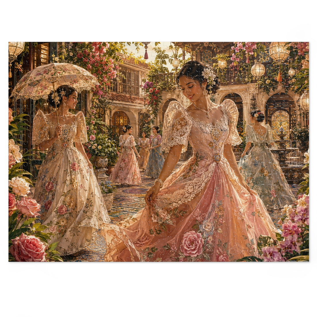 Filipiniana Garden Elegance Jigsaw Puzzle with Tin (252, 500, 1000 pcs)
