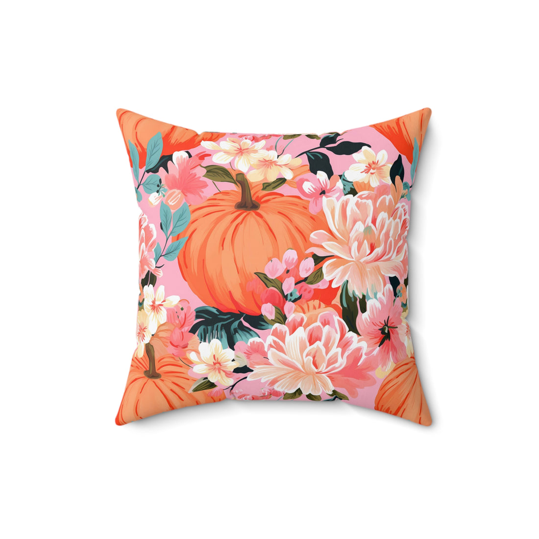 Blushing Fall Spun Polyester Square Pillow