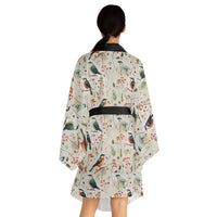 Aviary Sitting Pretty Long Sleeve Kimono Robe