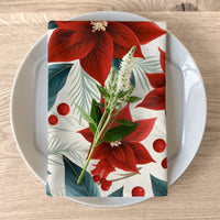Holiday Blooms Table Napkins