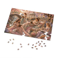 Regency Women Reading In Romantic Garden Puzzle | 1000 Piece Jigsaw