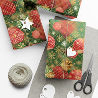 Green Holiday Gift Wrap Papers