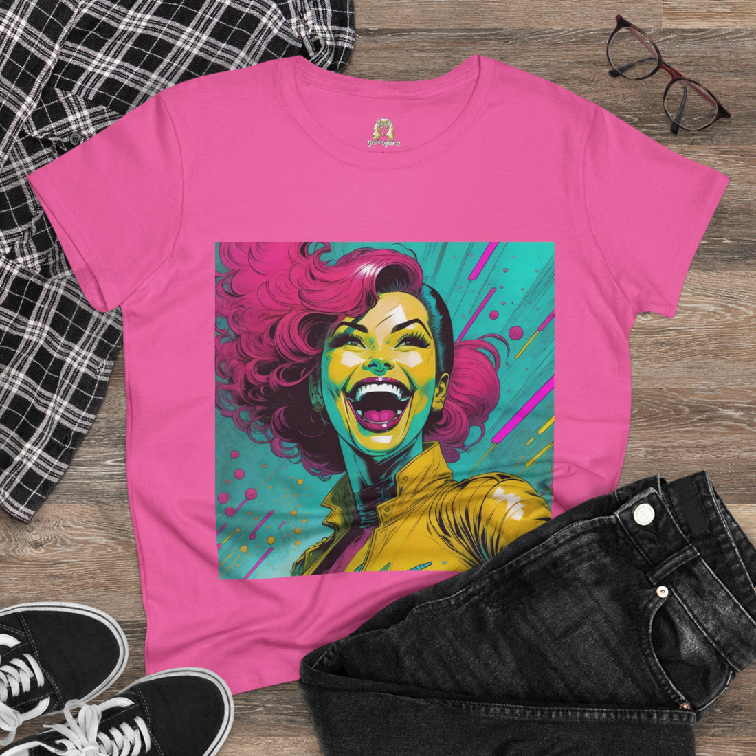 Pure Bliss Billie Women's Midweight Cotton Tee