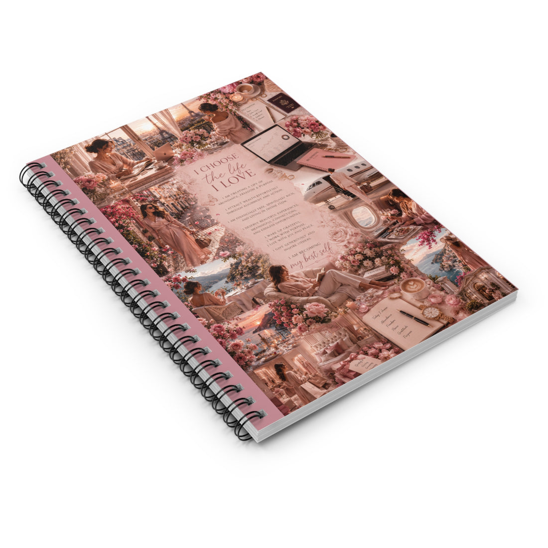 I Choose The Life I LoveSpiral Notebook - Ruled Line