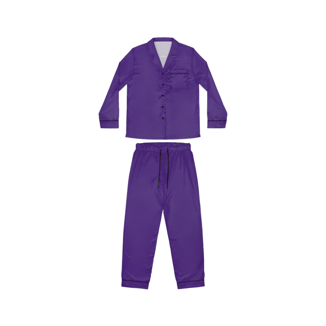 Purple Women's Luxury Satin Pajamas