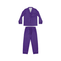 Purple Women's Luxury Satin Pajamas