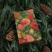 Green Holiday Gift Wrap Papers