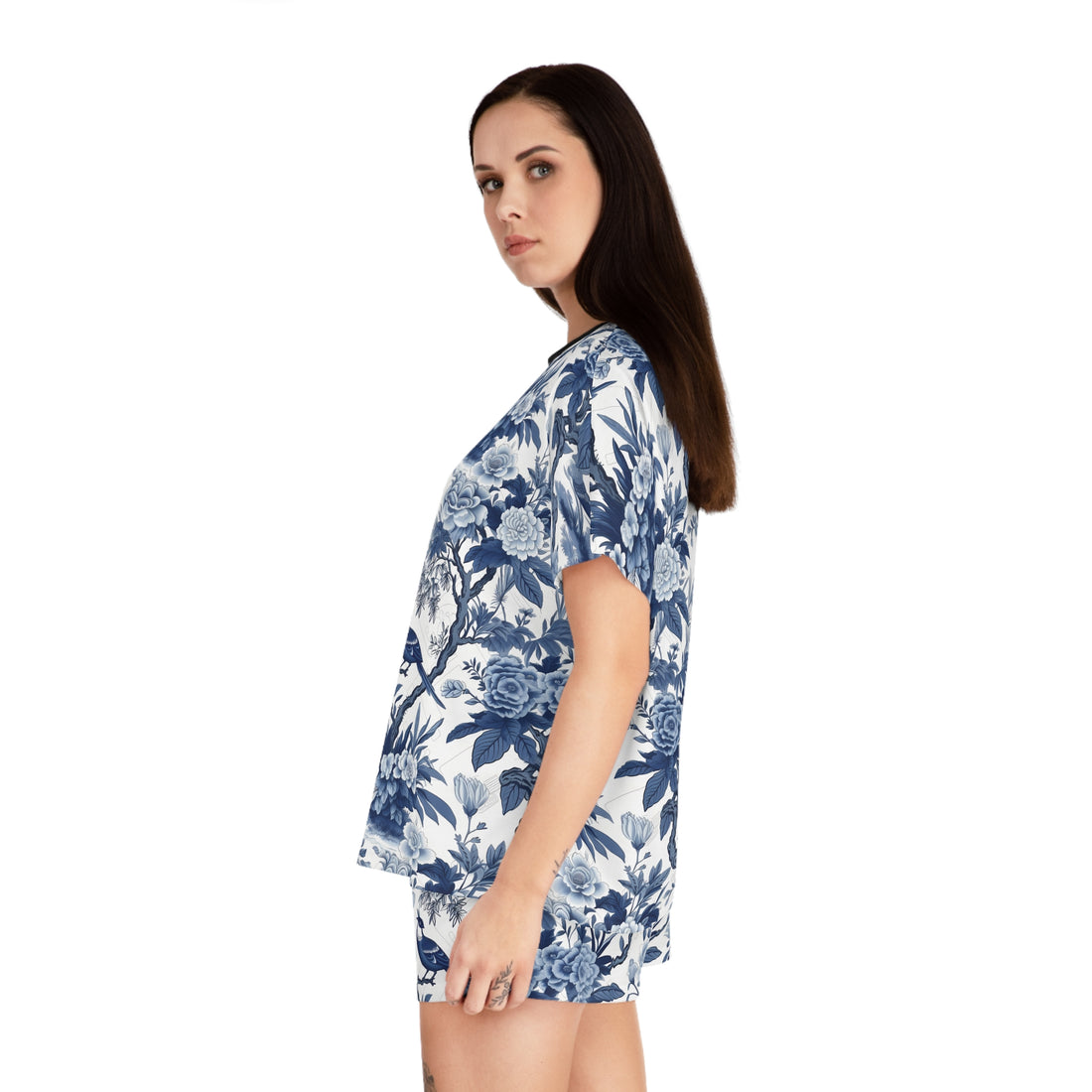 Chinoiserie Women's Short Pajama Set