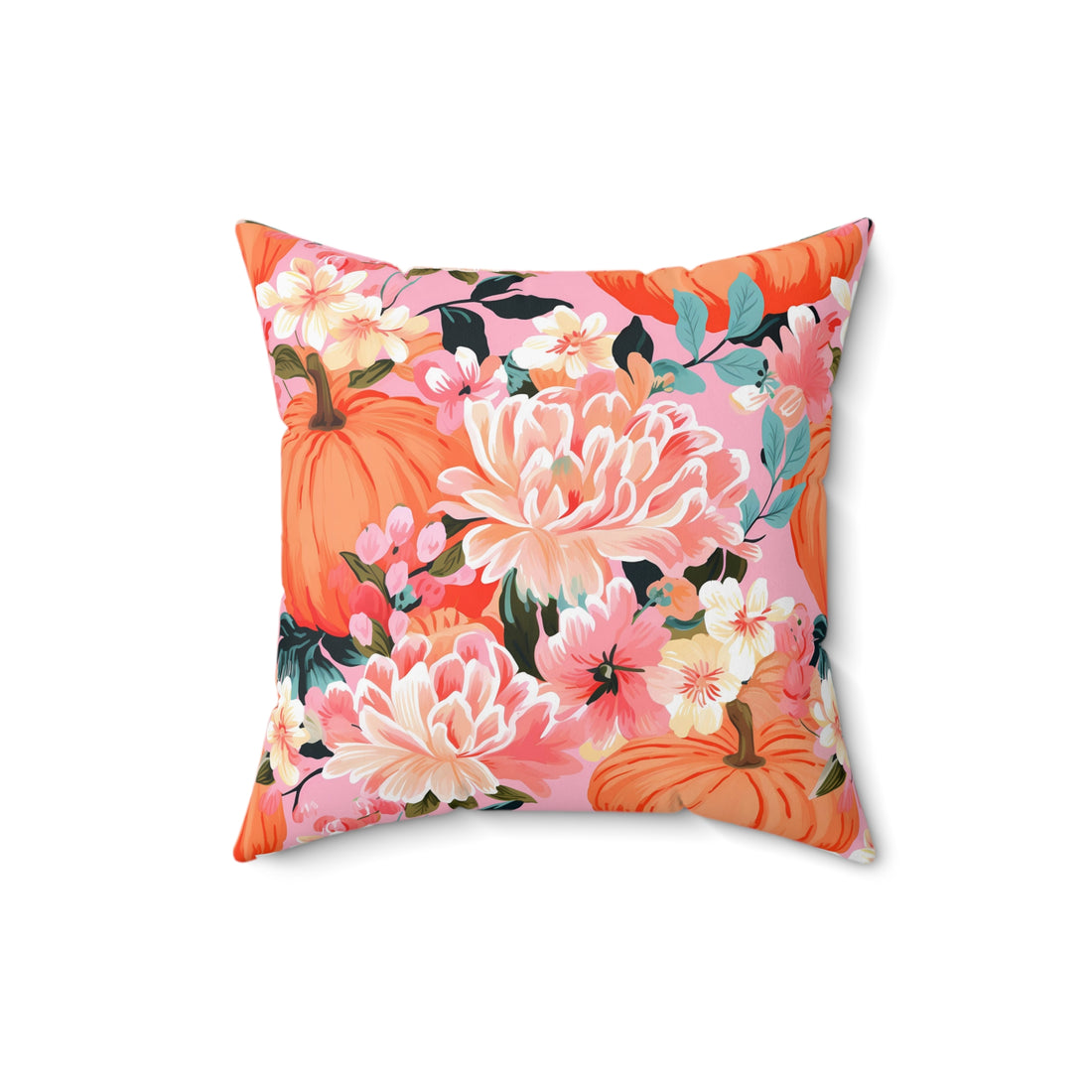 Blushing Fall Spun Polyester Square Pillow