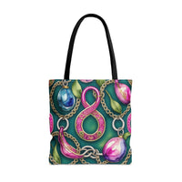 Oriental Remembrance Pink Cloisonne Luxury Everyday Tote Bag