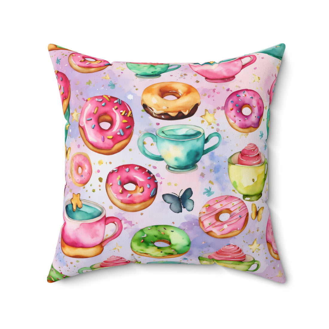 Sweets and Serenity Spun Polyester Square Pillow